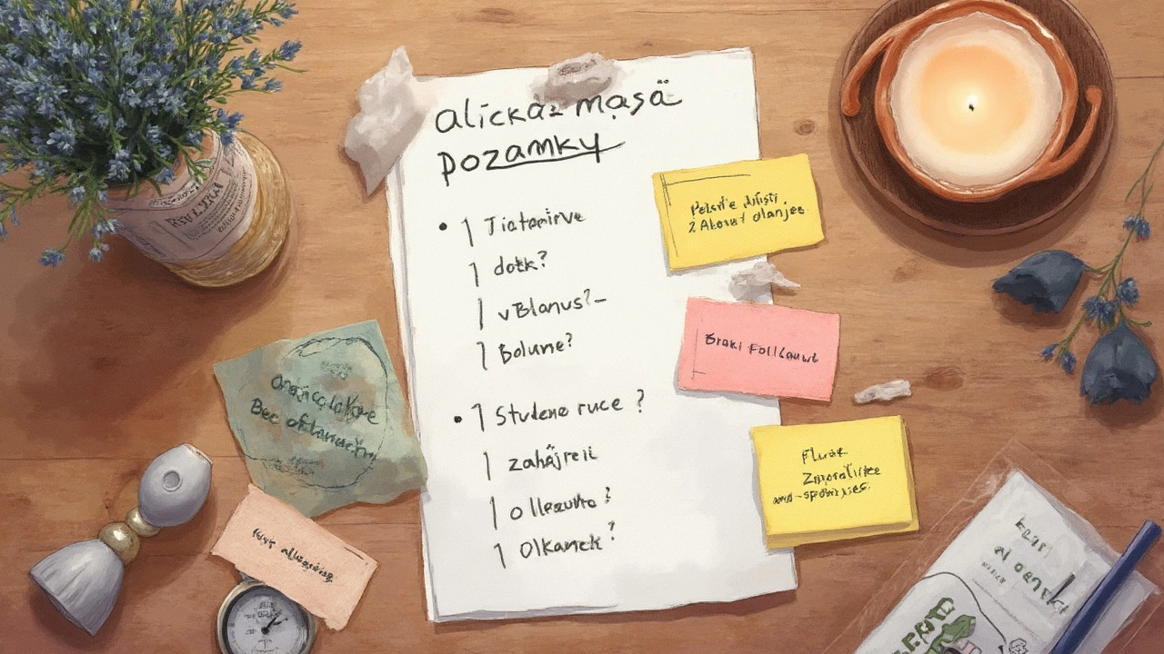 Cheat‑sheet, příklady, FAQ a řešení potíží
