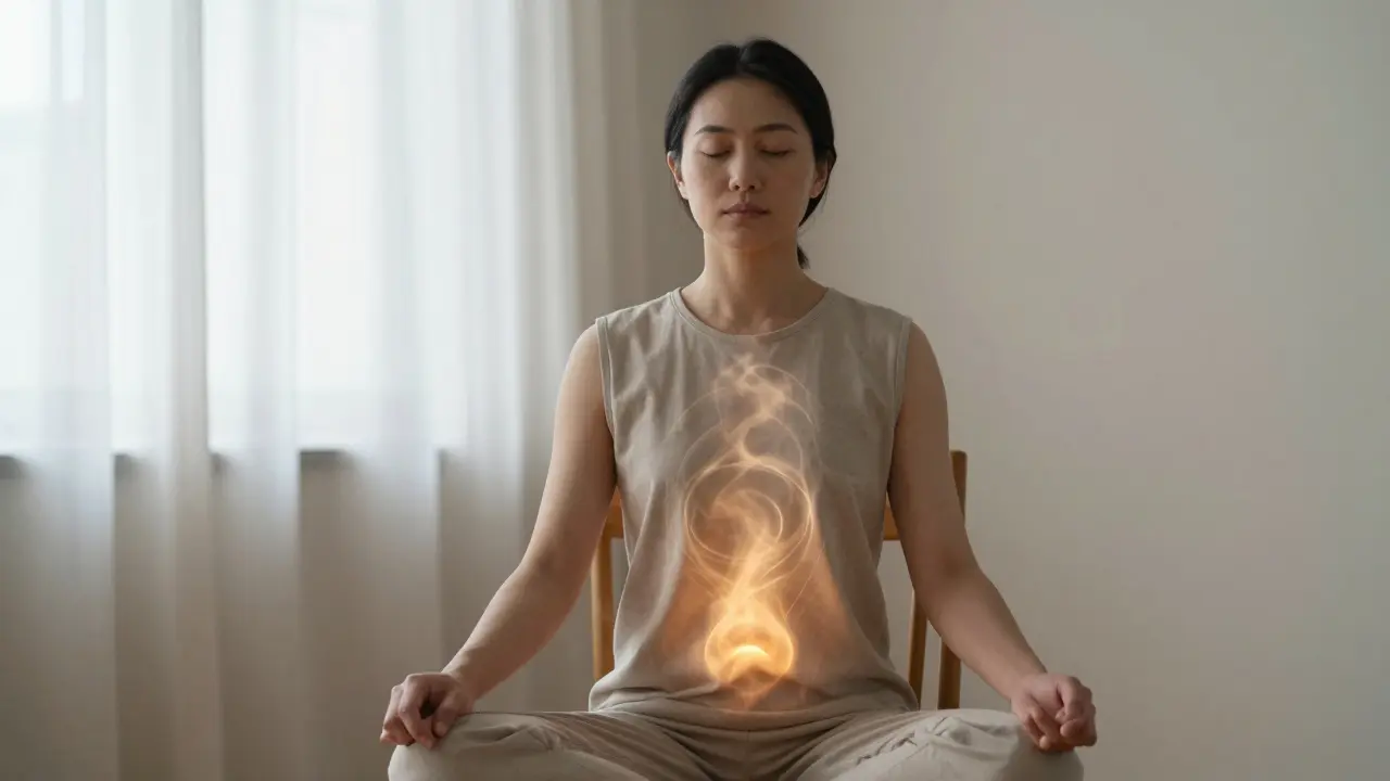 Vizualizace a proudění energie při tantře: Praktická cvičení pro začátečníky