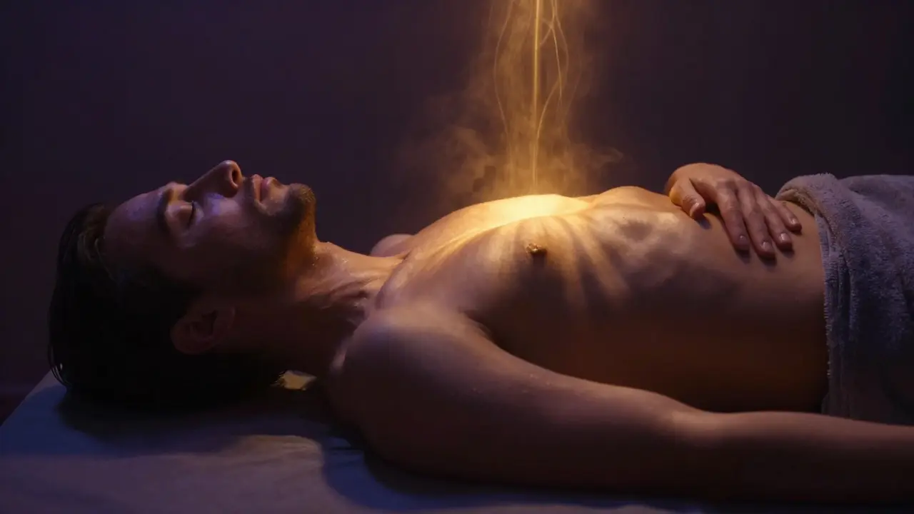 Velký tah: Jak dosáhnout celotělového orgasmu bez ejakulace pomocí tantrické masáže