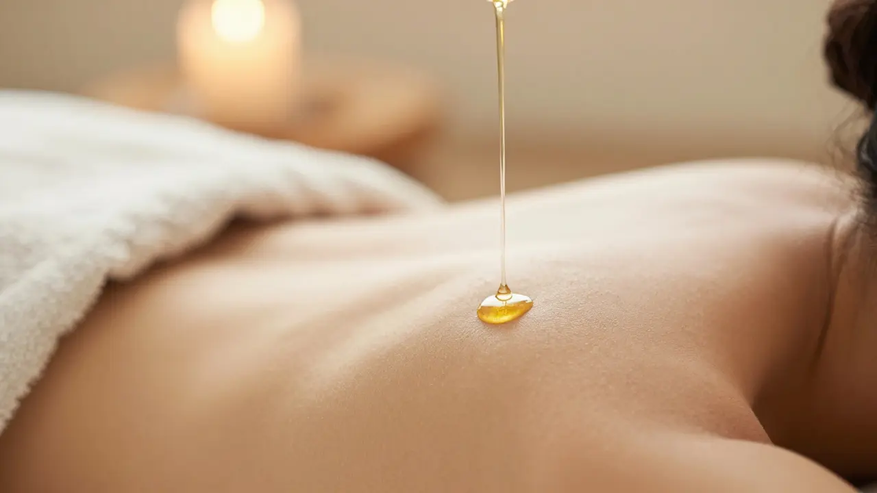 Teplé oleje v tantrické masáži: Jak je bezpečně používat pro maximální relaxaci